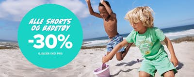 Alle shorts og badetøy -30%