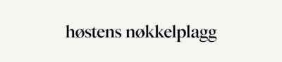 Høstens Nøkkelplagg