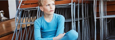 Boy in wool