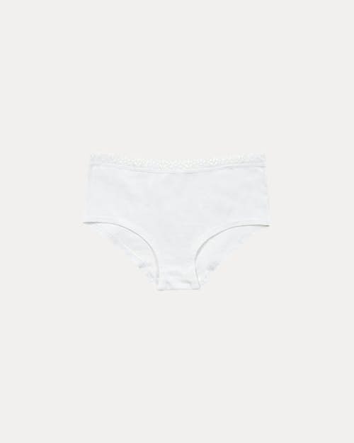 Girls' White Hipster Underwear - Size Little Kids S by Hanna