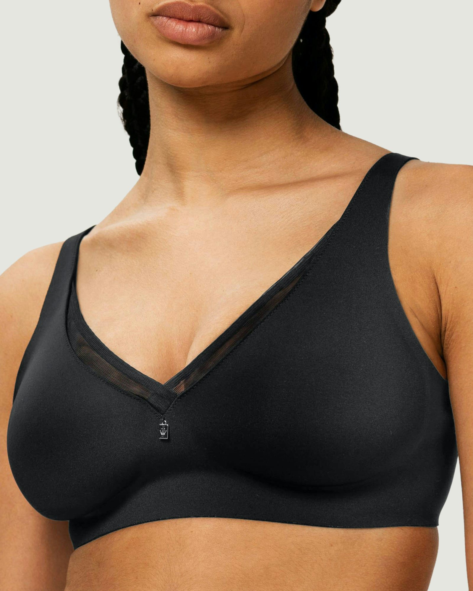 Womens TRUE SHAPE SENSATION Black  Triumph Minimizer bras – Healthcoachingu