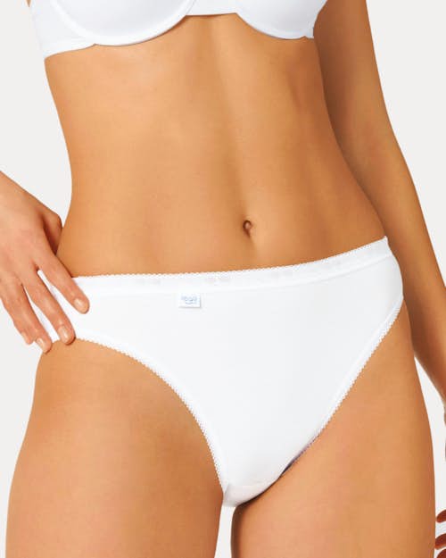 Sloggi Womens Romance Tai Brief Size 16 in White, White, X-Large :  : Clothing, Shoes & Accessories