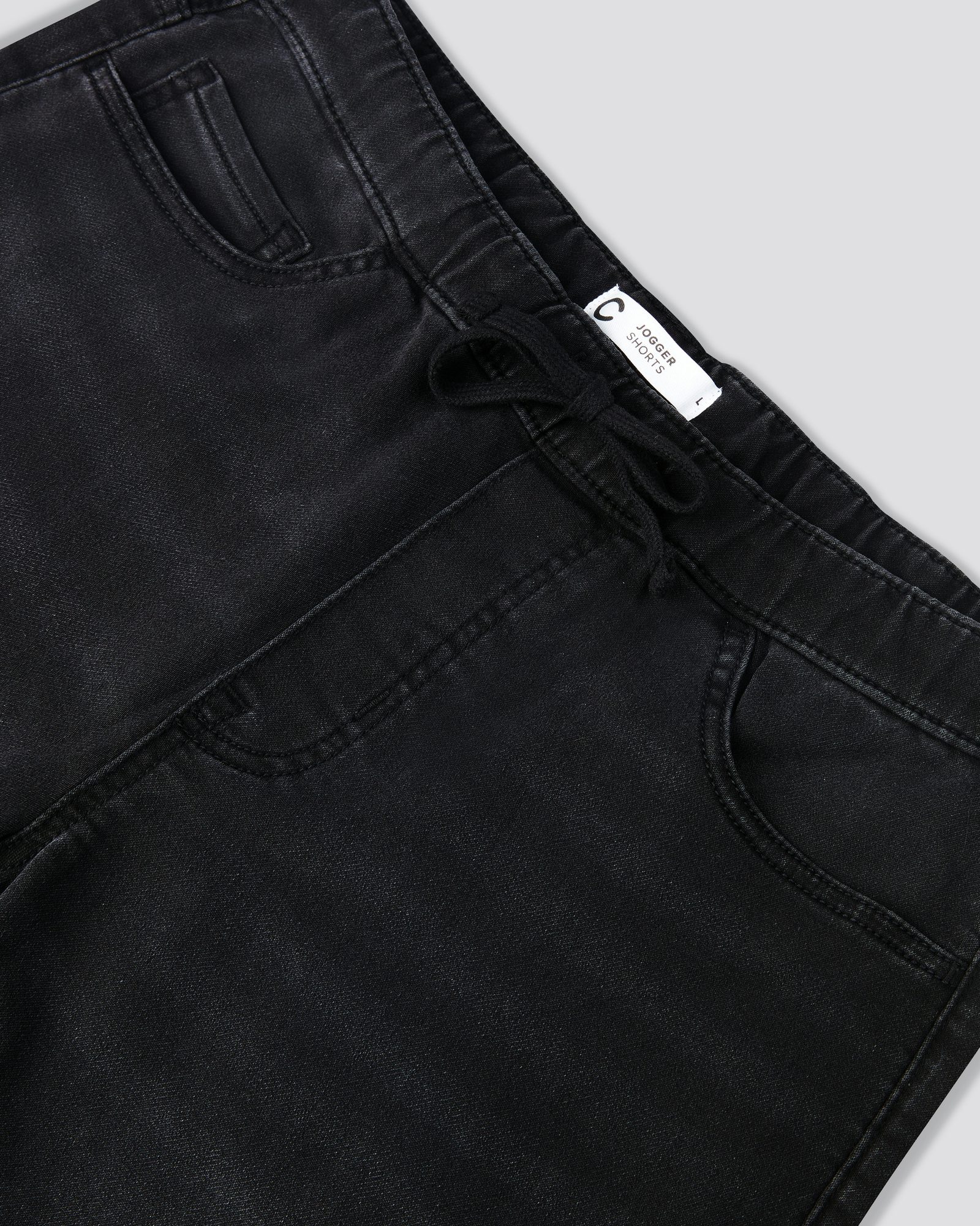 Black denim M Denim Jogger Shorts | Men | | Cubus