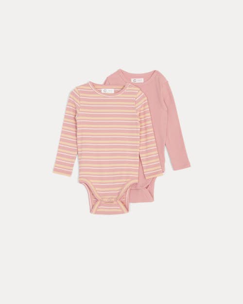 2-Pack Baby Bodies Pink