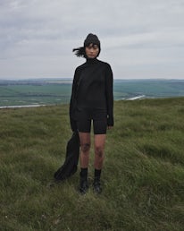 Merino wool turtleneck sweater
