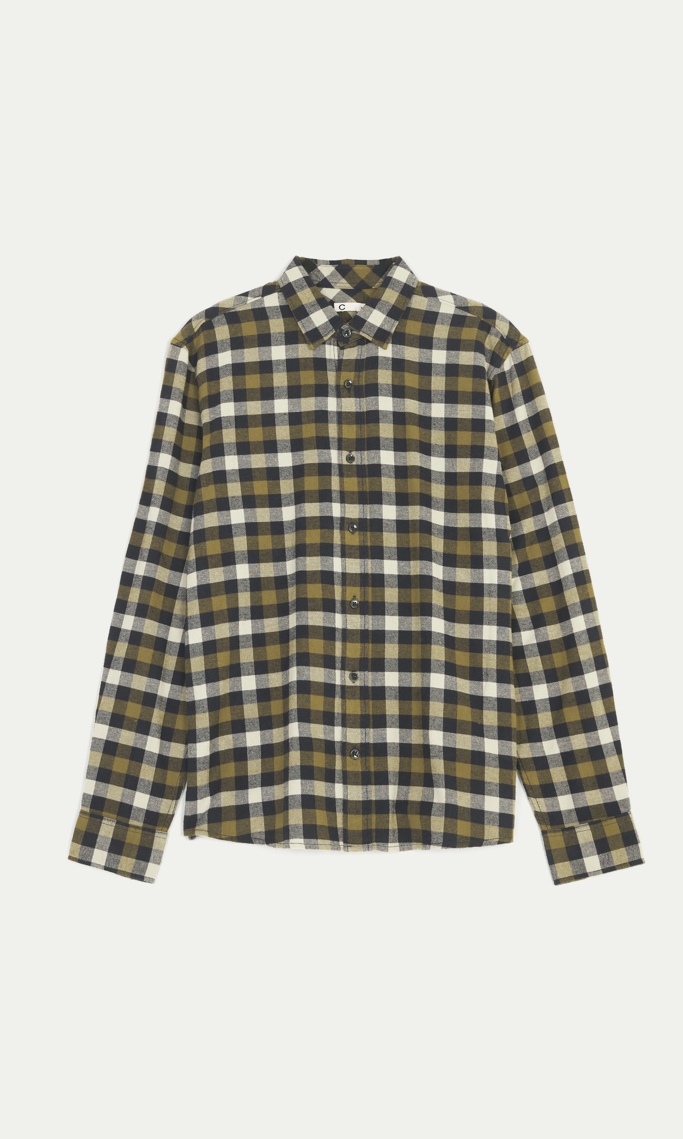 【MODERNIF】Tei Hound Check Shirt Honor The Gift Houndstooth Shirt / Navy – Livestock