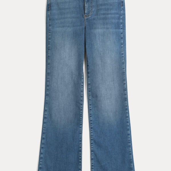 Blue L Curve Bootcut Women Cubus - Main Image