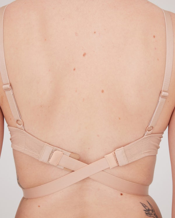 Low Expectations: Low Back Bra Converter, beige 