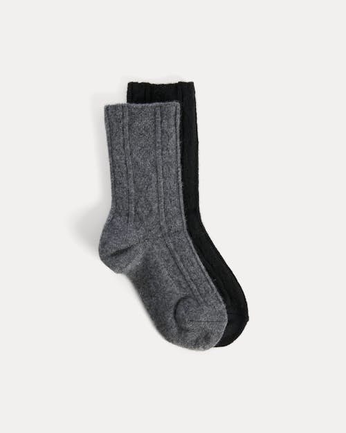 Wool sock - Grey melange –