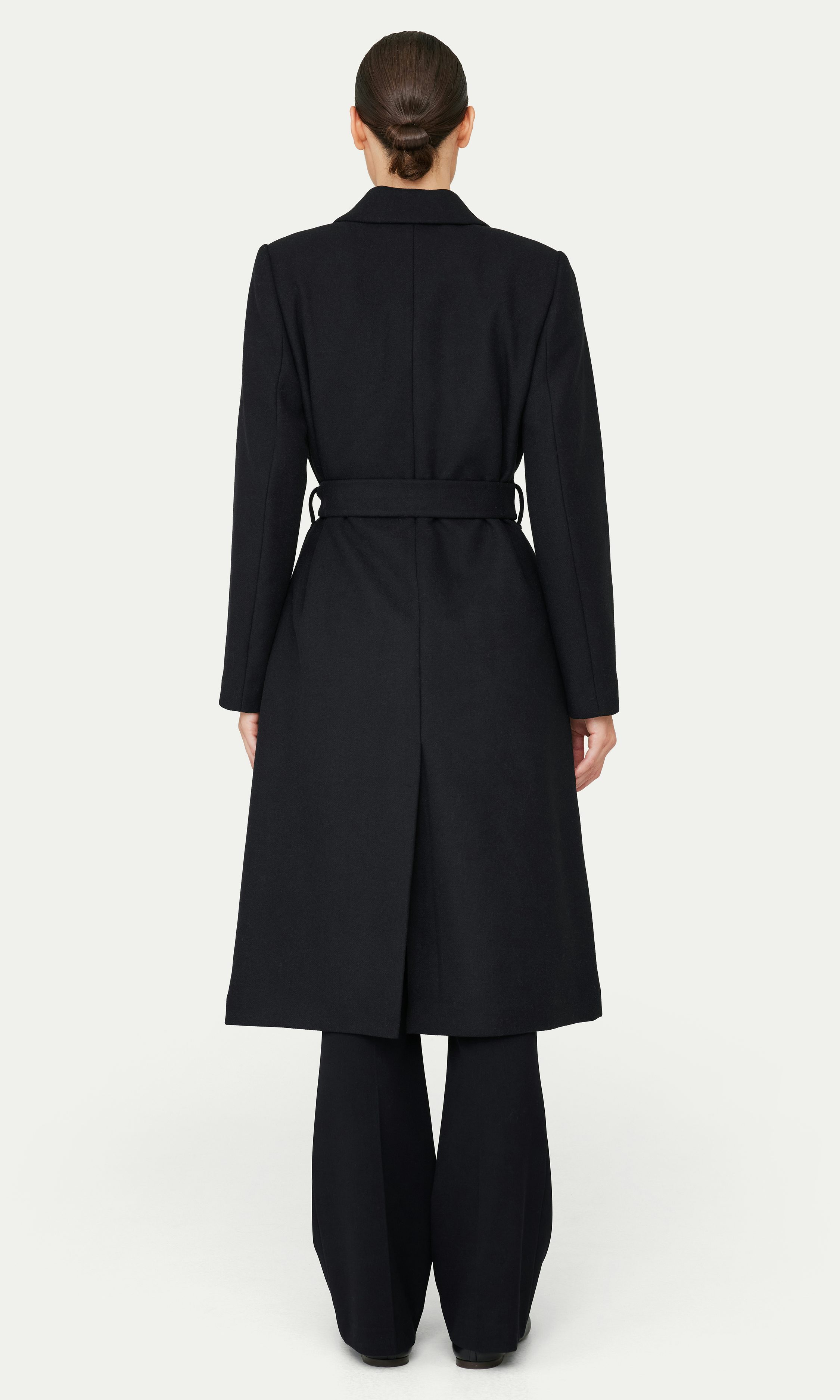 Ka na ta ice long coat black / size2