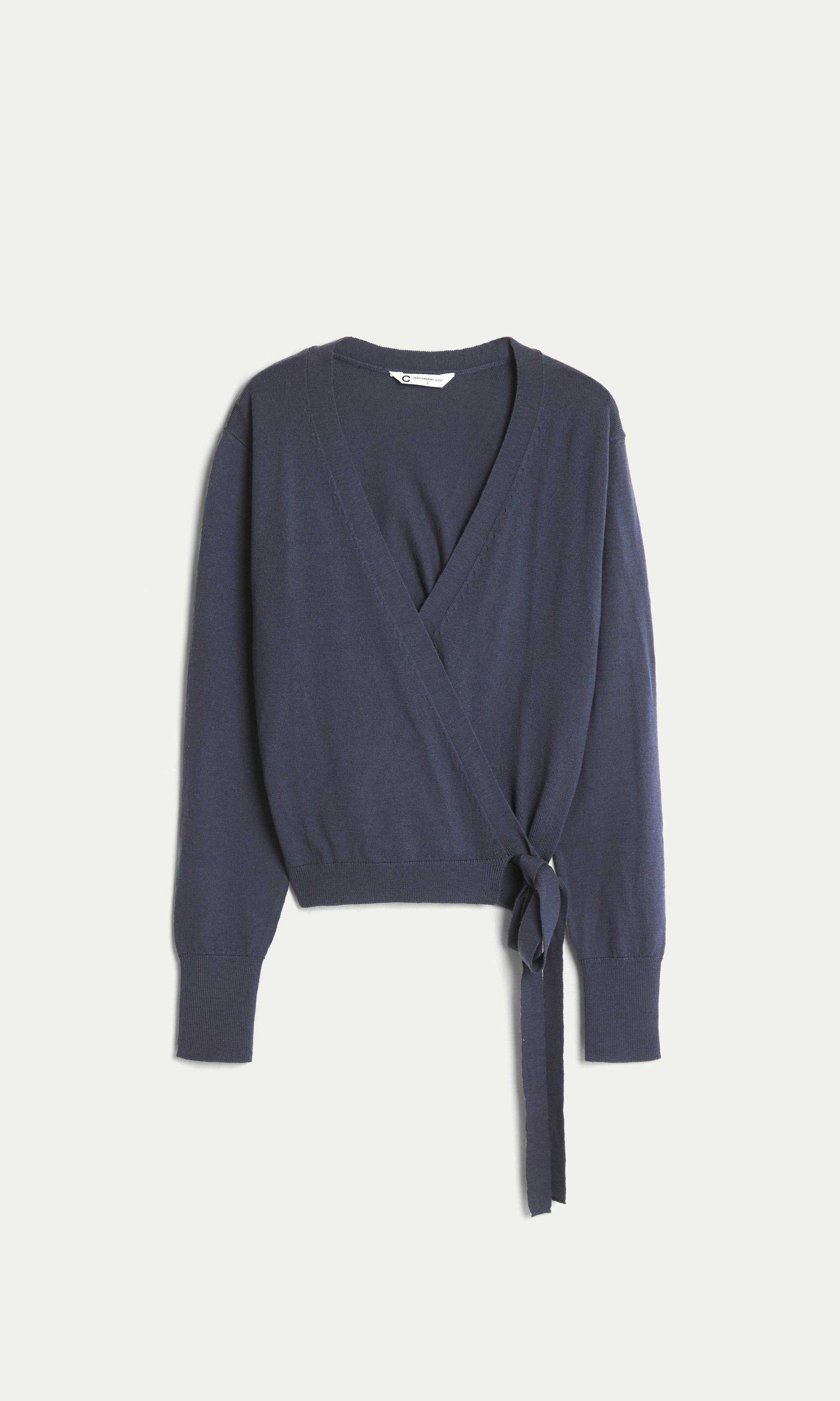 Merino wrap cardigan online