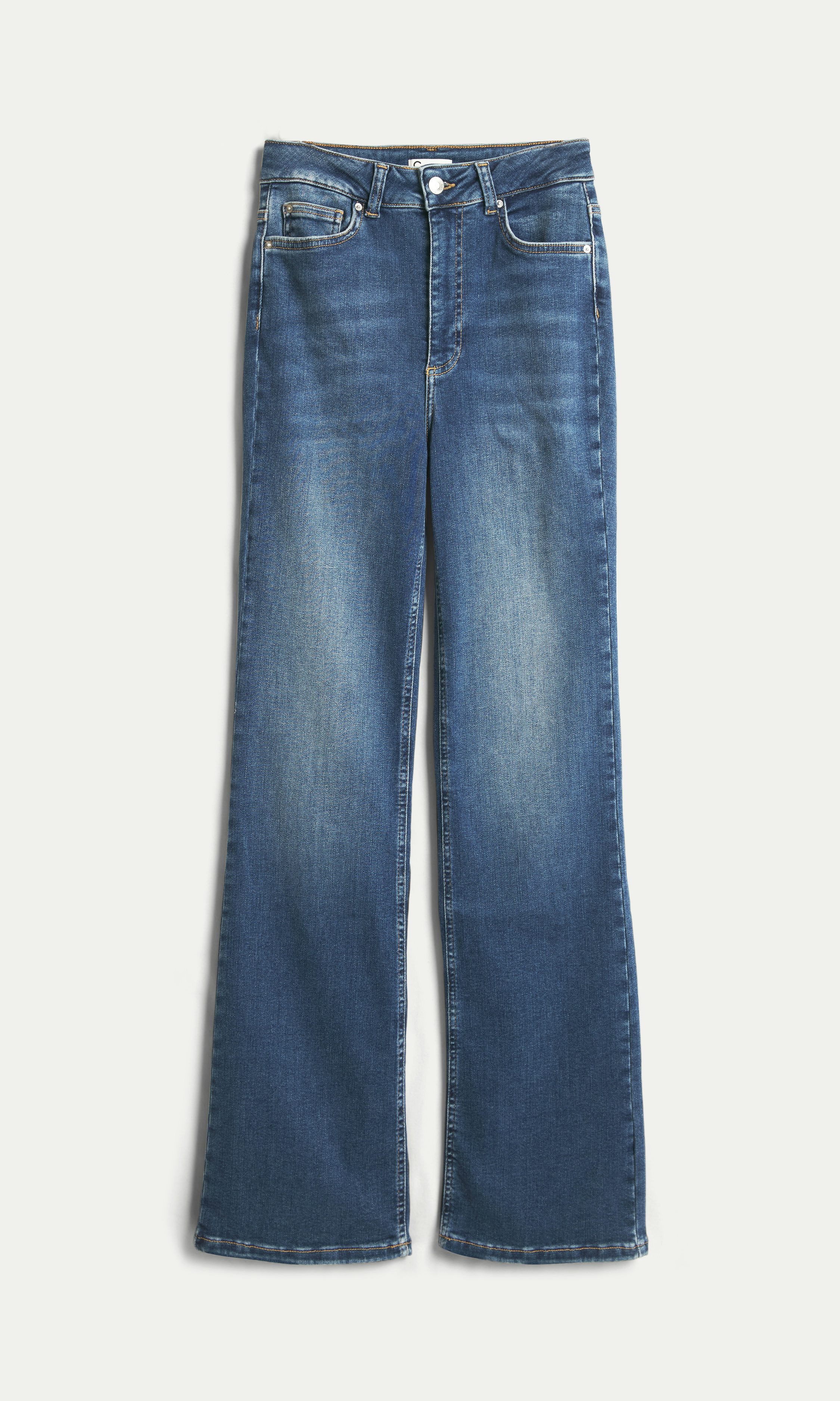 Blue L Curve Bootcut Women Cubus