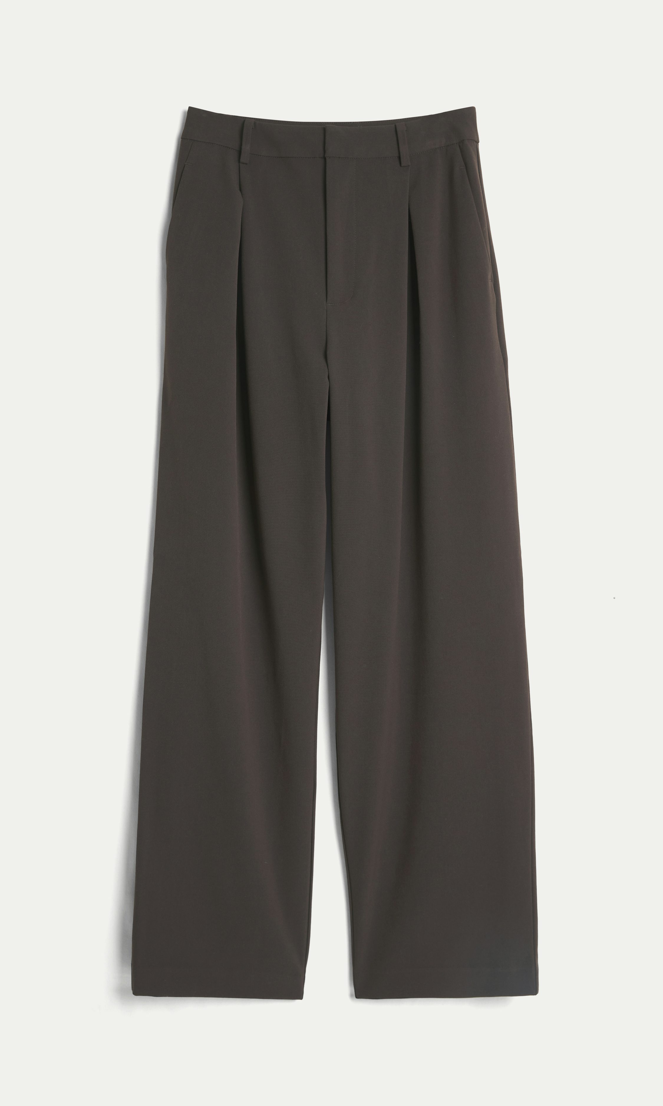 ★E.B.M★ Belted Pleated Pants EMP3WPT030 7363238_891_f_f_cubus_l__891_f