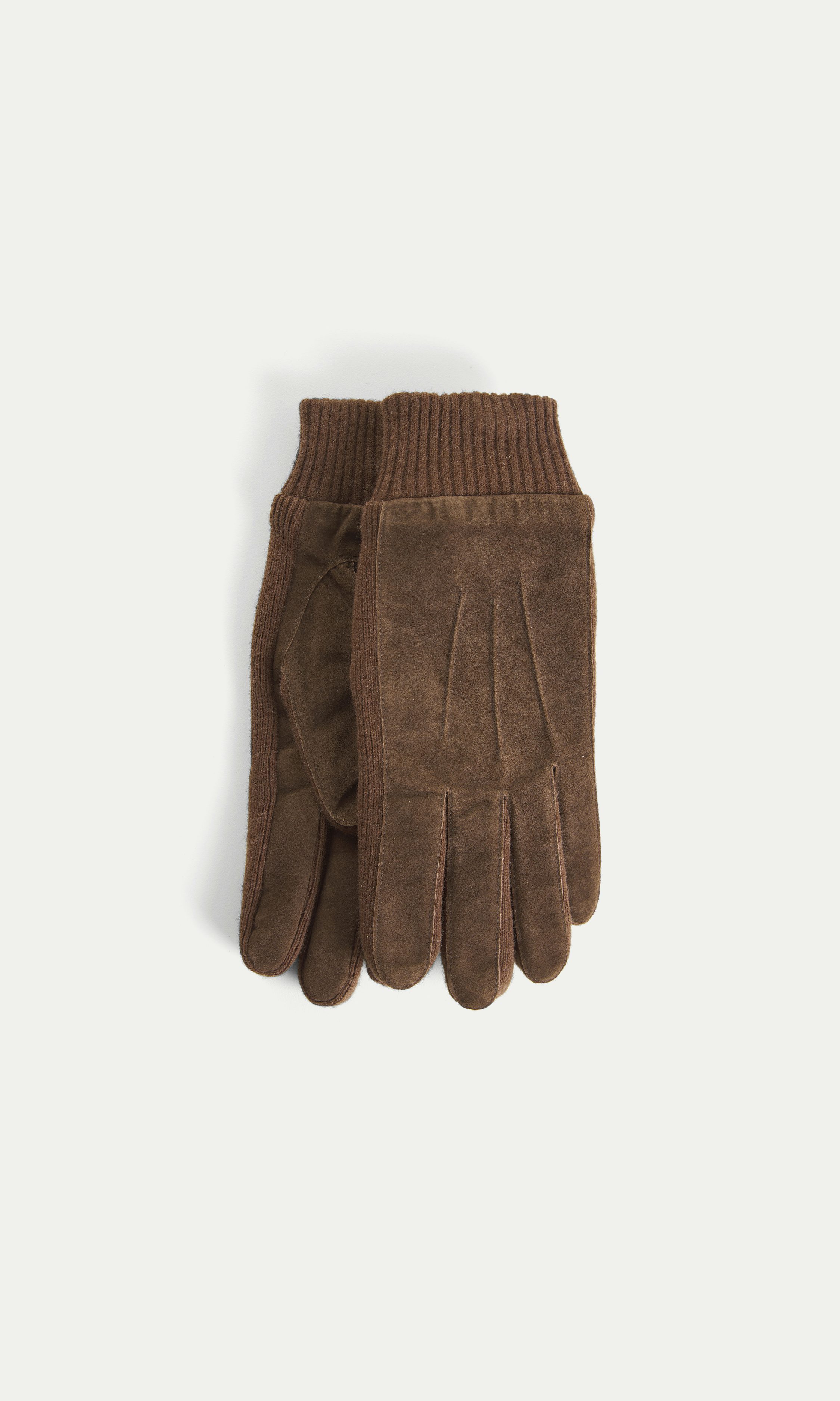 Brown M Suede Gloves | Men | | Cubus