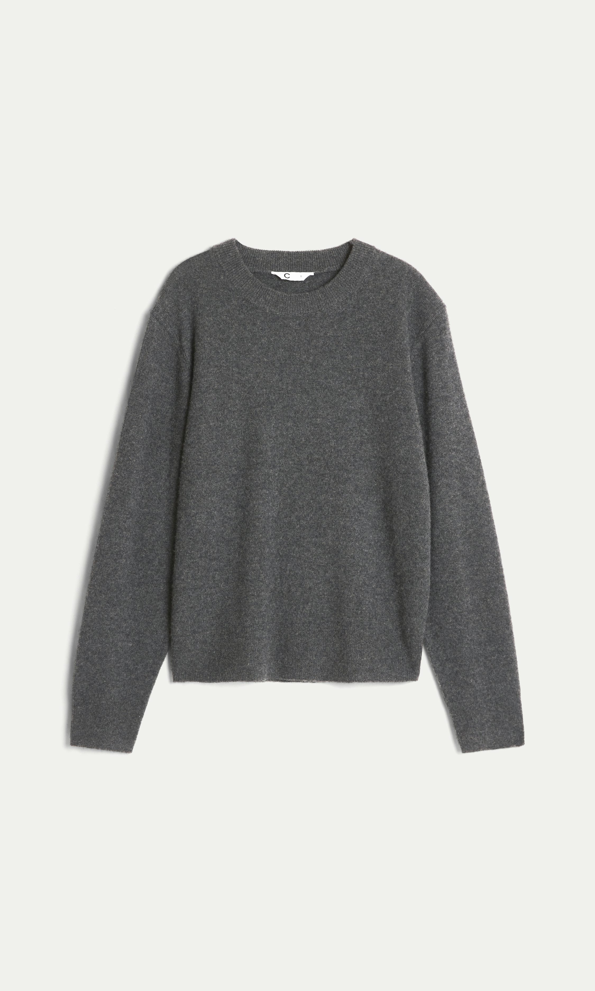 Black melange L Cashmere Blend | Women | Sweaters - Knitted