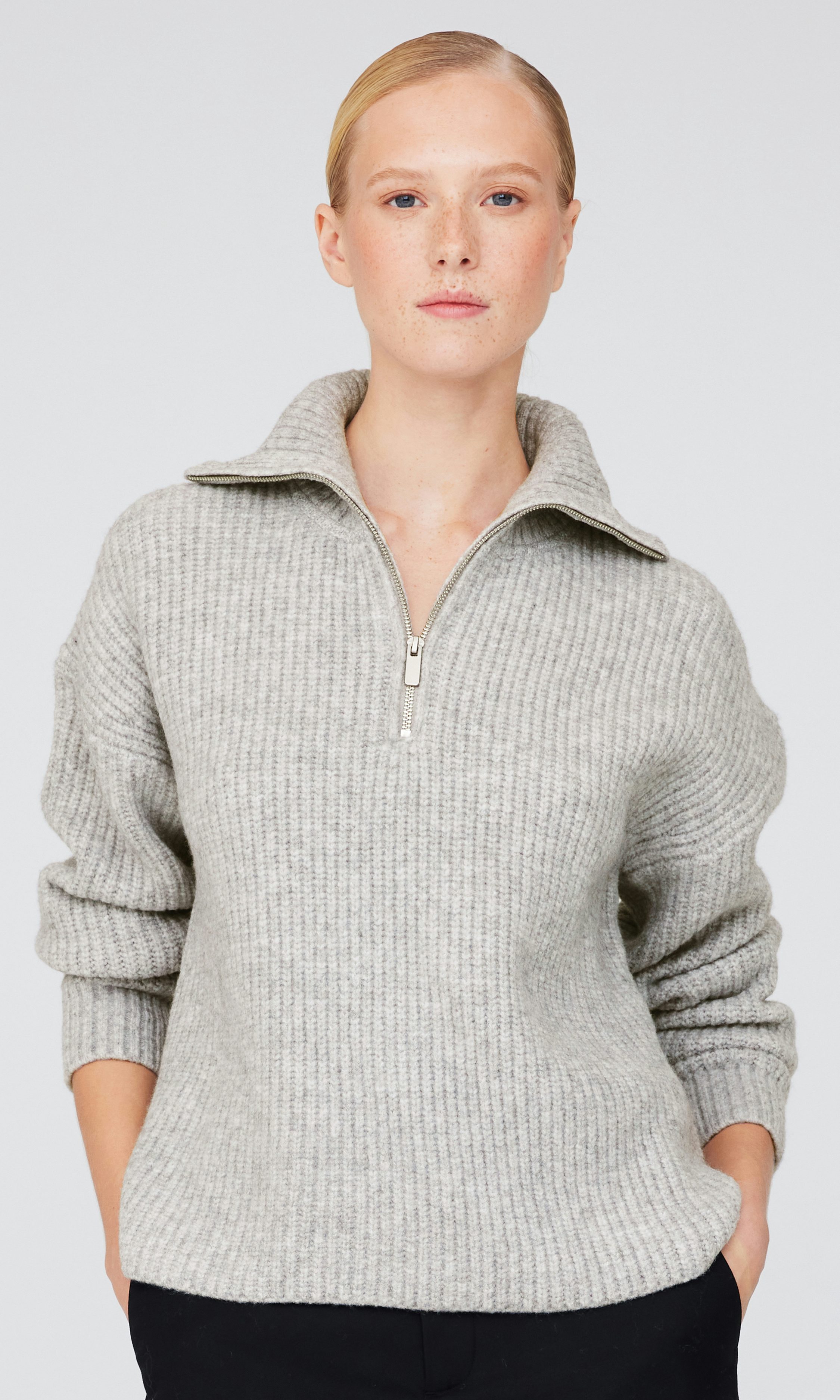 【AAKE】MOA WOOL HALF PT Men's Liberty Yak Wool Half Zip - Premium Yak Wool – kora