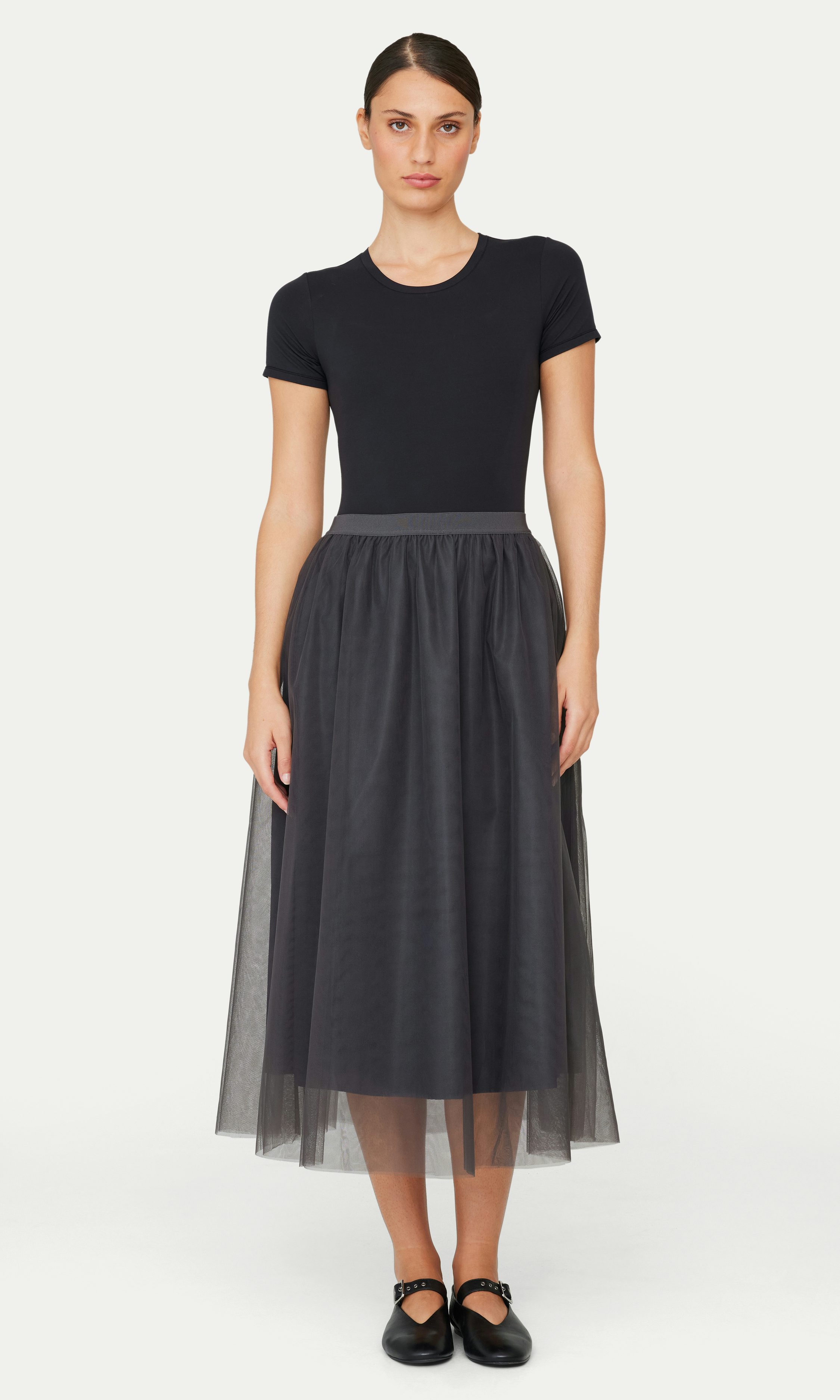 Dark grey L Tulle Midi Skirt | Women | | Cubus Dark grey L Tulle Midi Skirt | Women | | Cubus