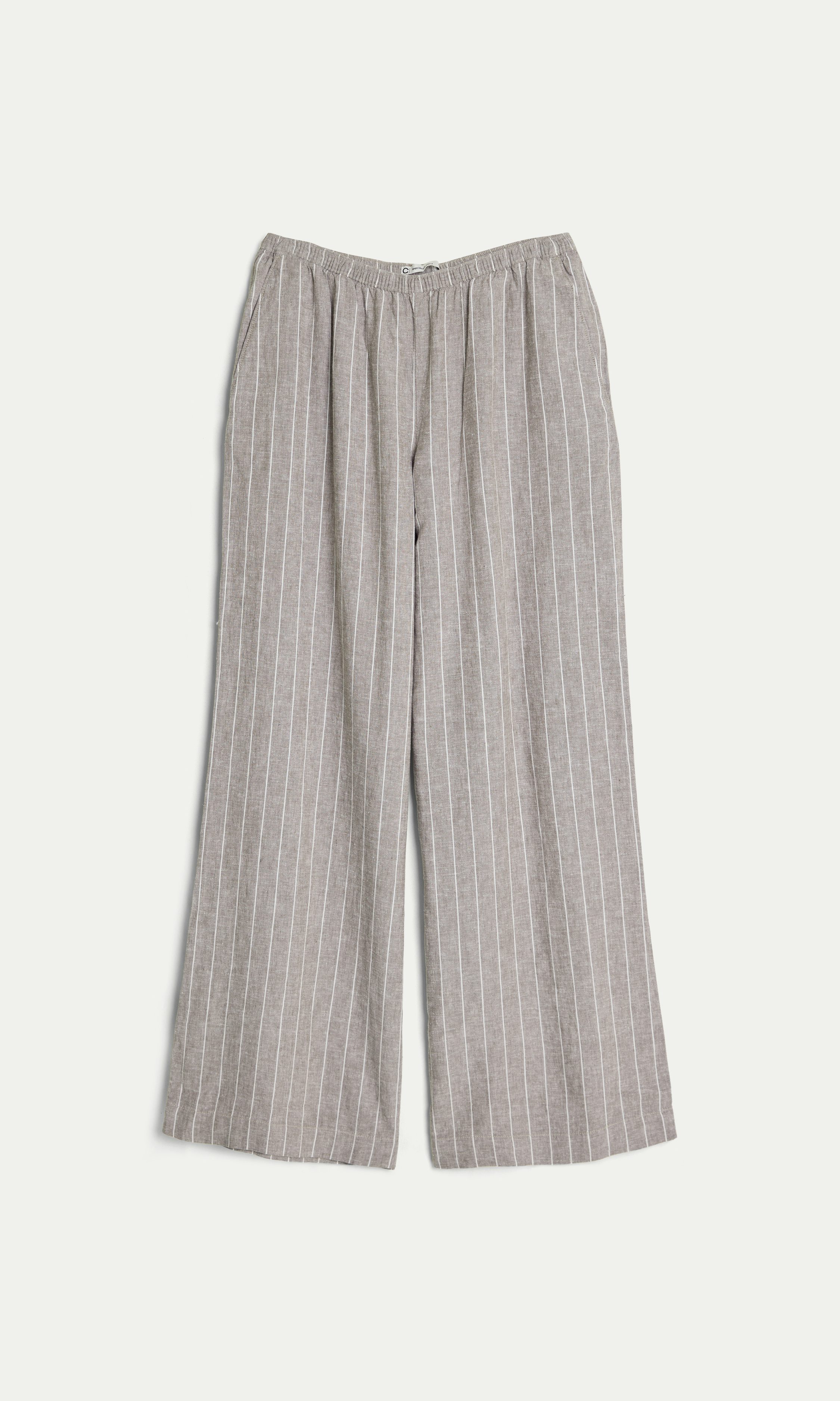 Multi L Linen Viscose Wide Pant | Women | | Cubus