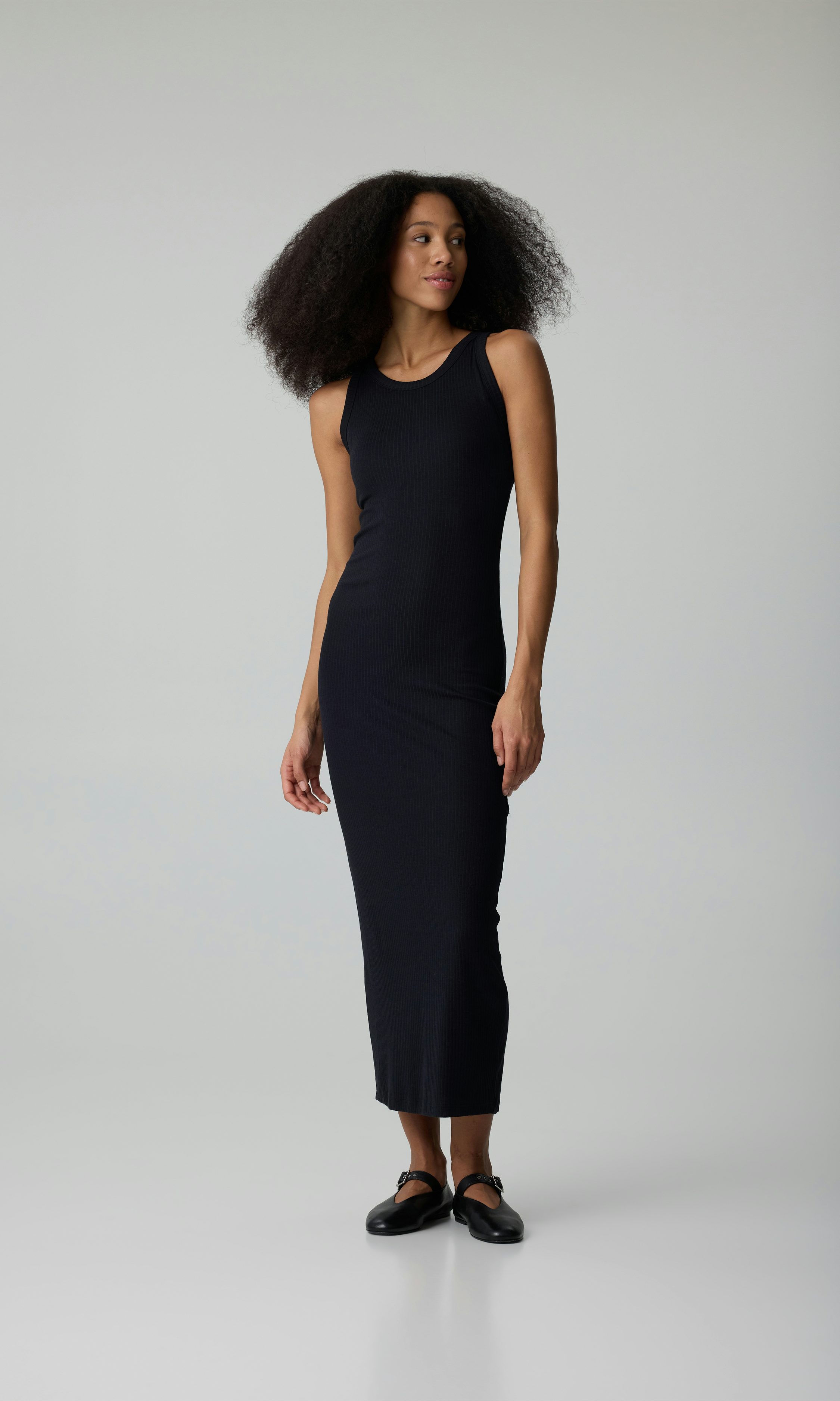 Loungedress - Loungedress◆ No Shaper Crew Neck Sleeveless Midi Lounge Dress | Popilush