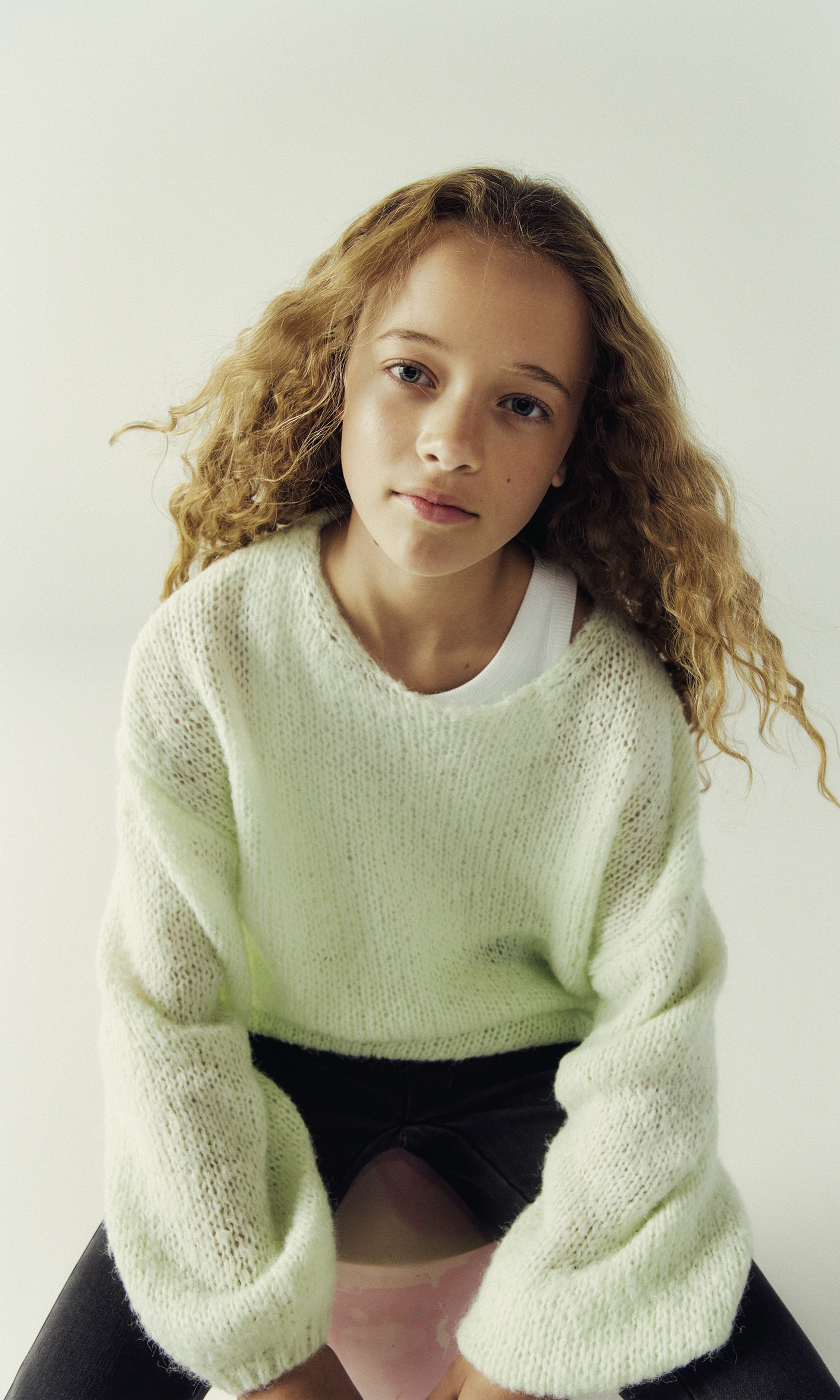 Light green Ch Grace Knit Sweater BG | Children | Children