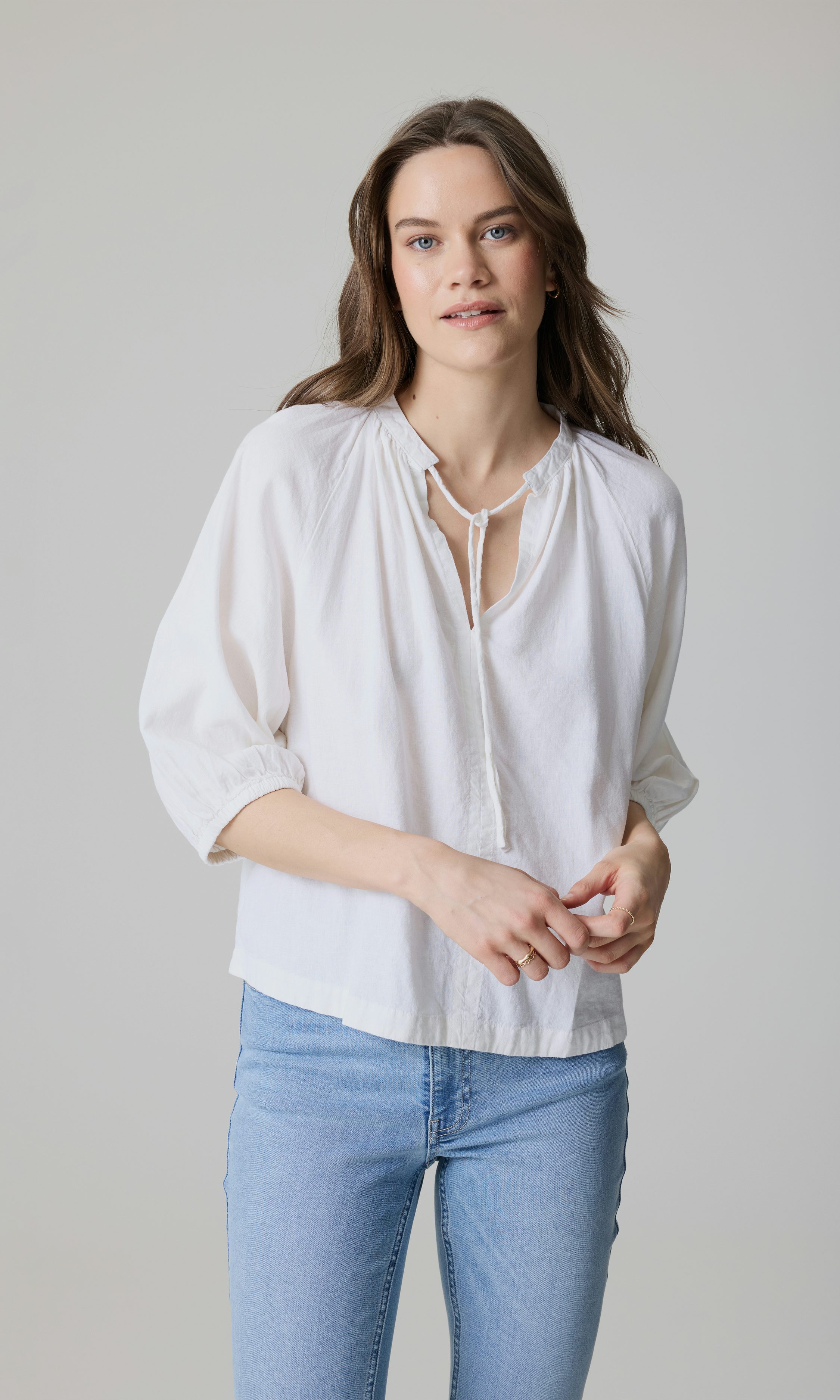 White L Aurora Blouse | Women | | Cubus