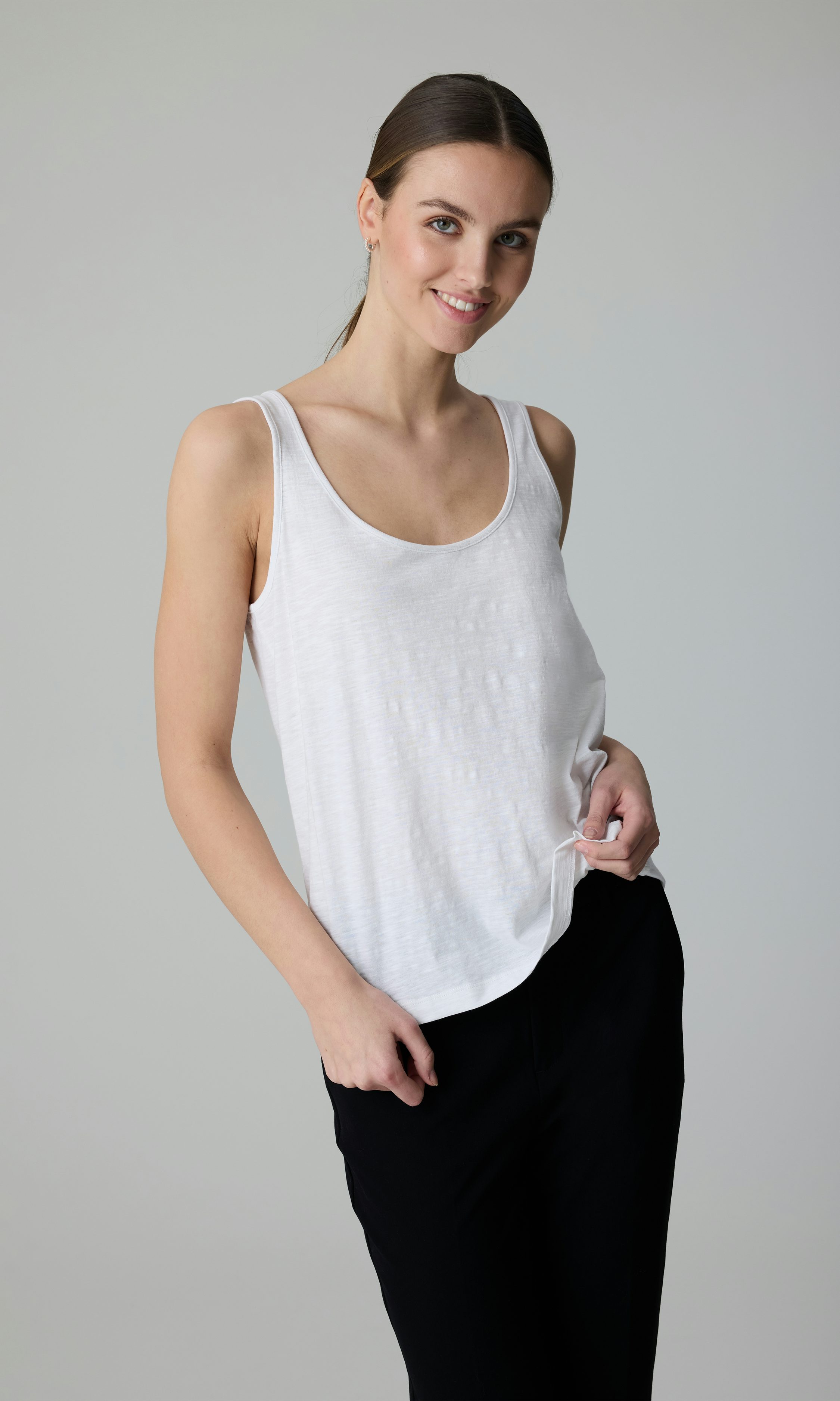 LINEN SLUB TANK TOP Lサイズ LIDNM / Llife ONLINE STORE / LINEN SLUB TANK TOP