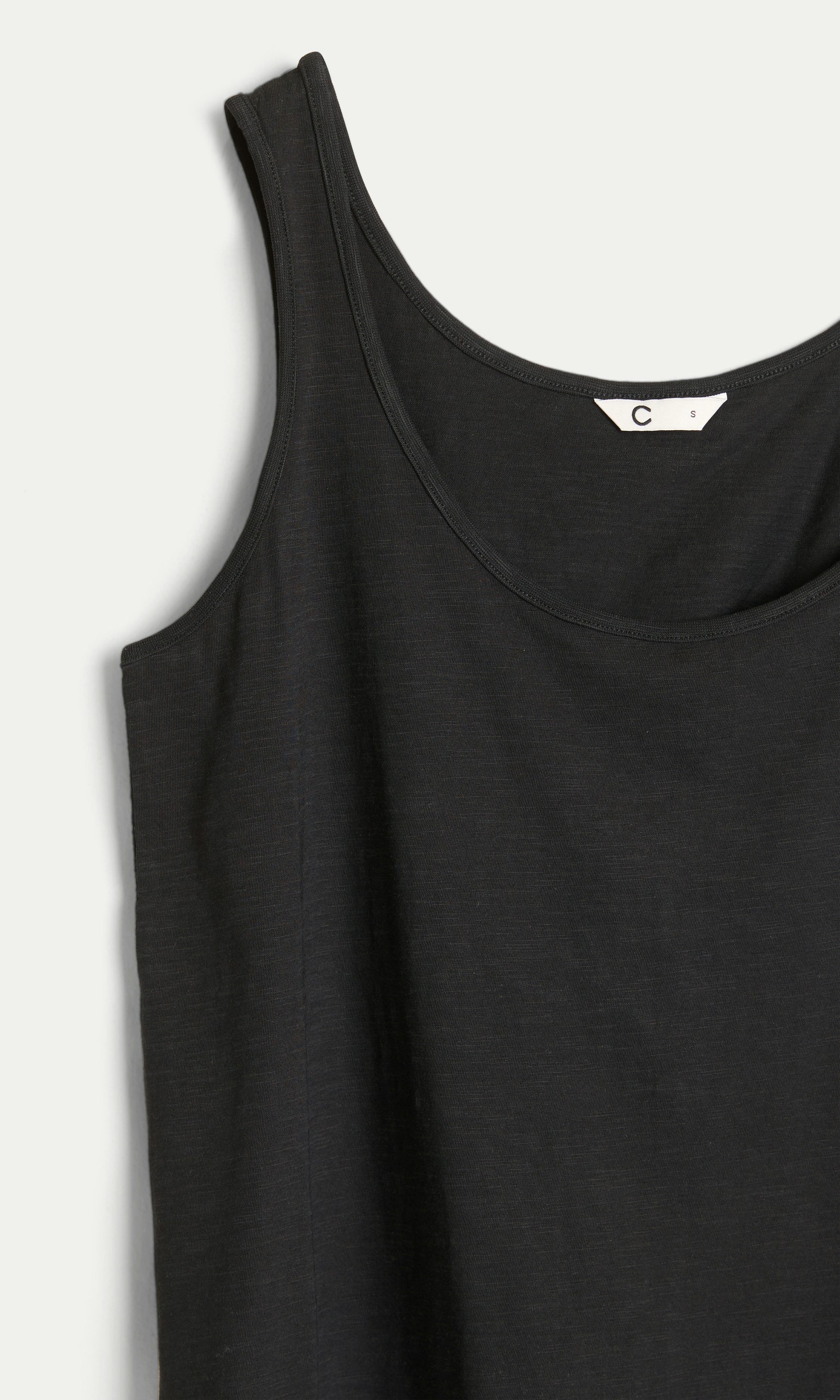 【完売品】LIDNM LINEN SLUB TANK TOP、BLACK、S LIDNM / Llife ONLINE STORE / LINEN SLUB TANK TOP
