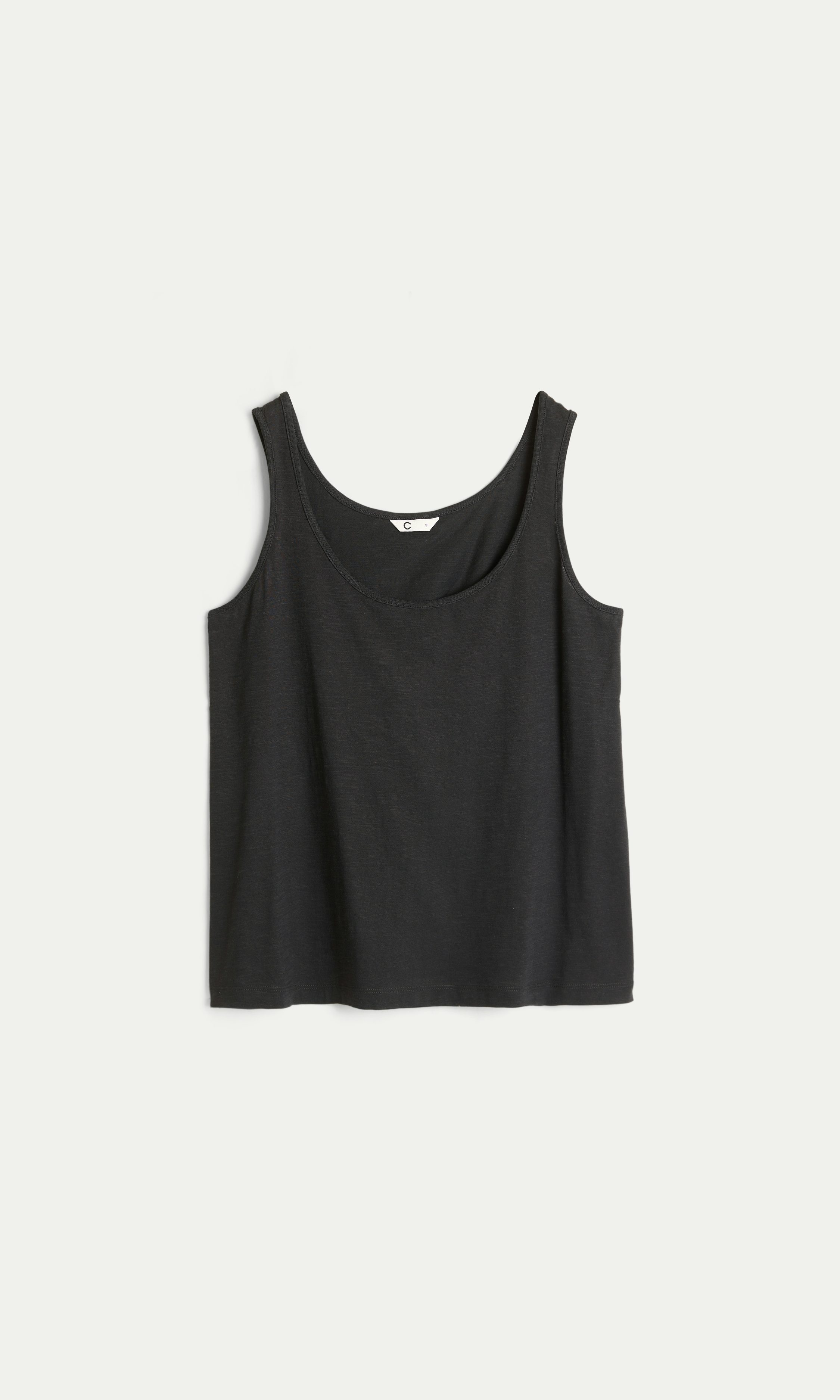 White L Slub tank Top | Women | | Cubus