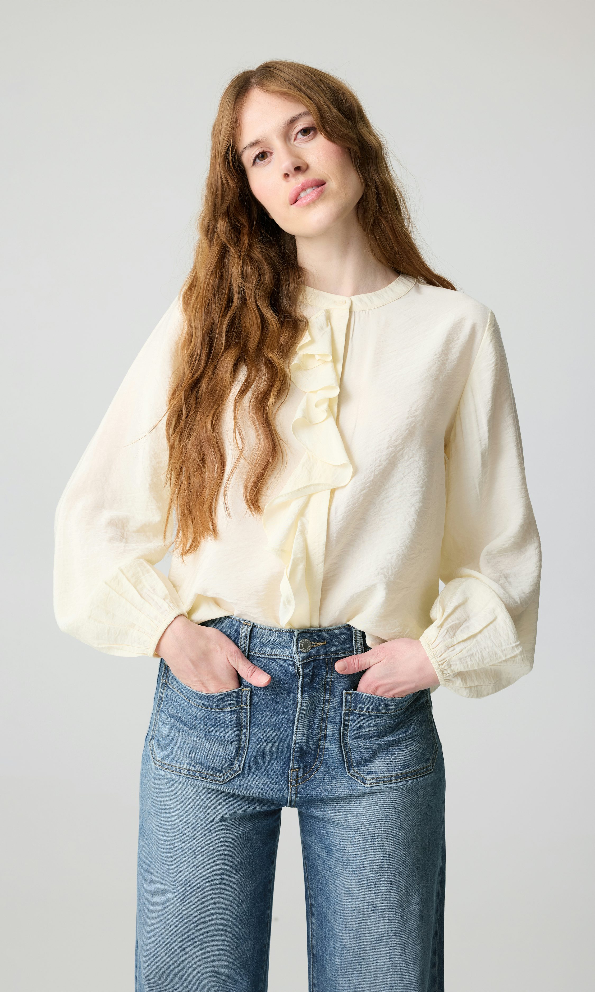 Grey L Aurora Blouse | Women | | Cubus Grey L Aurora Blouse | Women | | Cubus