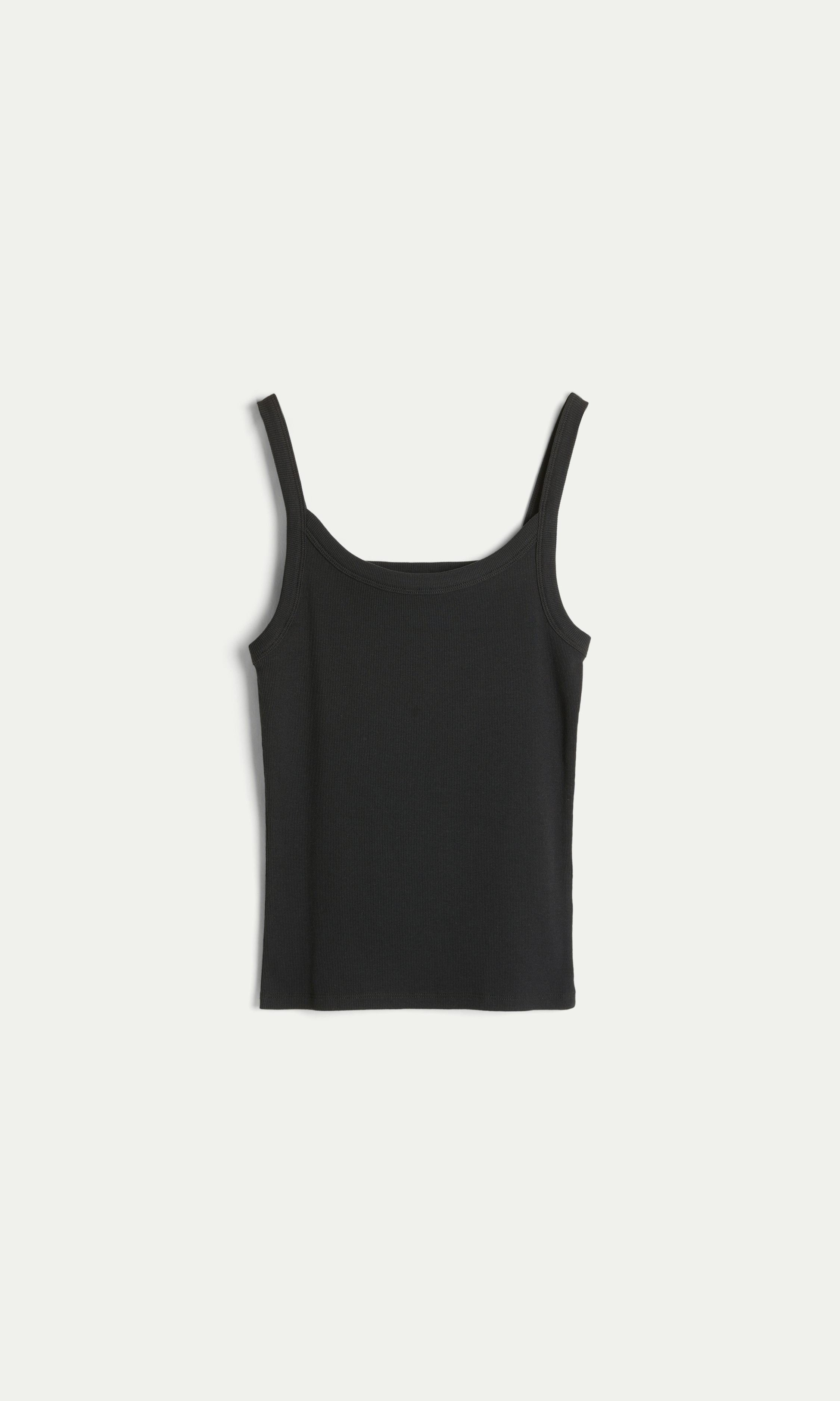 White L Essence Rib Singlet | Women | | Cubus