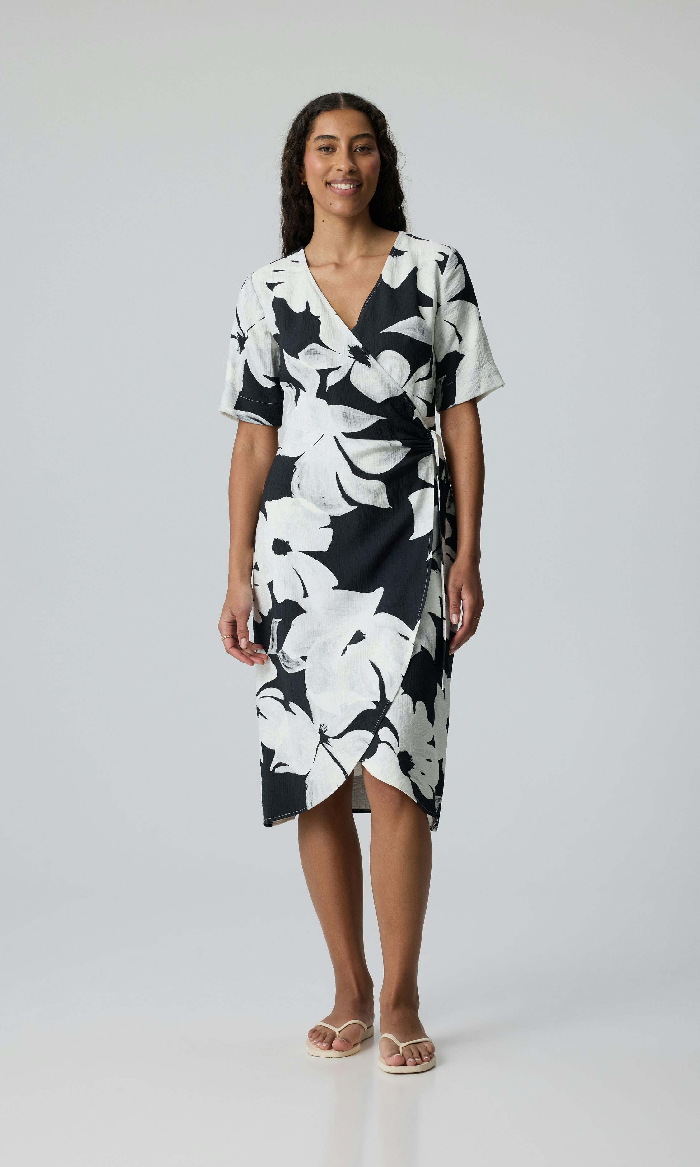 Multi L Viscose Wrap Dress | Women | | Cubus