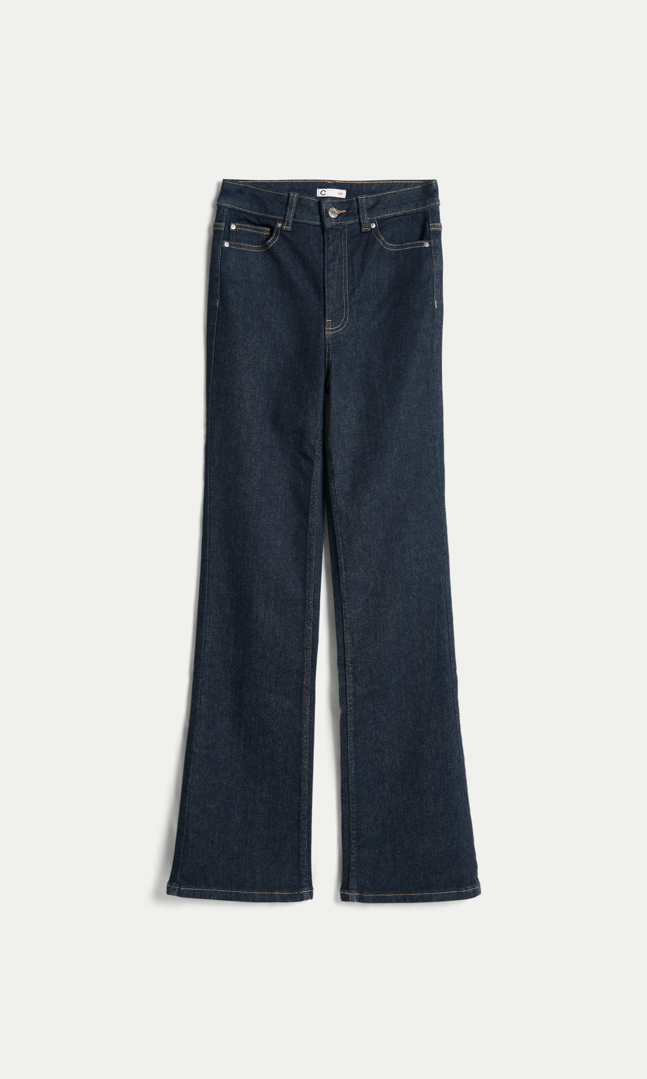 【U LAN】[U-BASIC] +3 cm Basic Bootcut (+Long ver) Blue L Curve Bootcut | Women | | Cubus