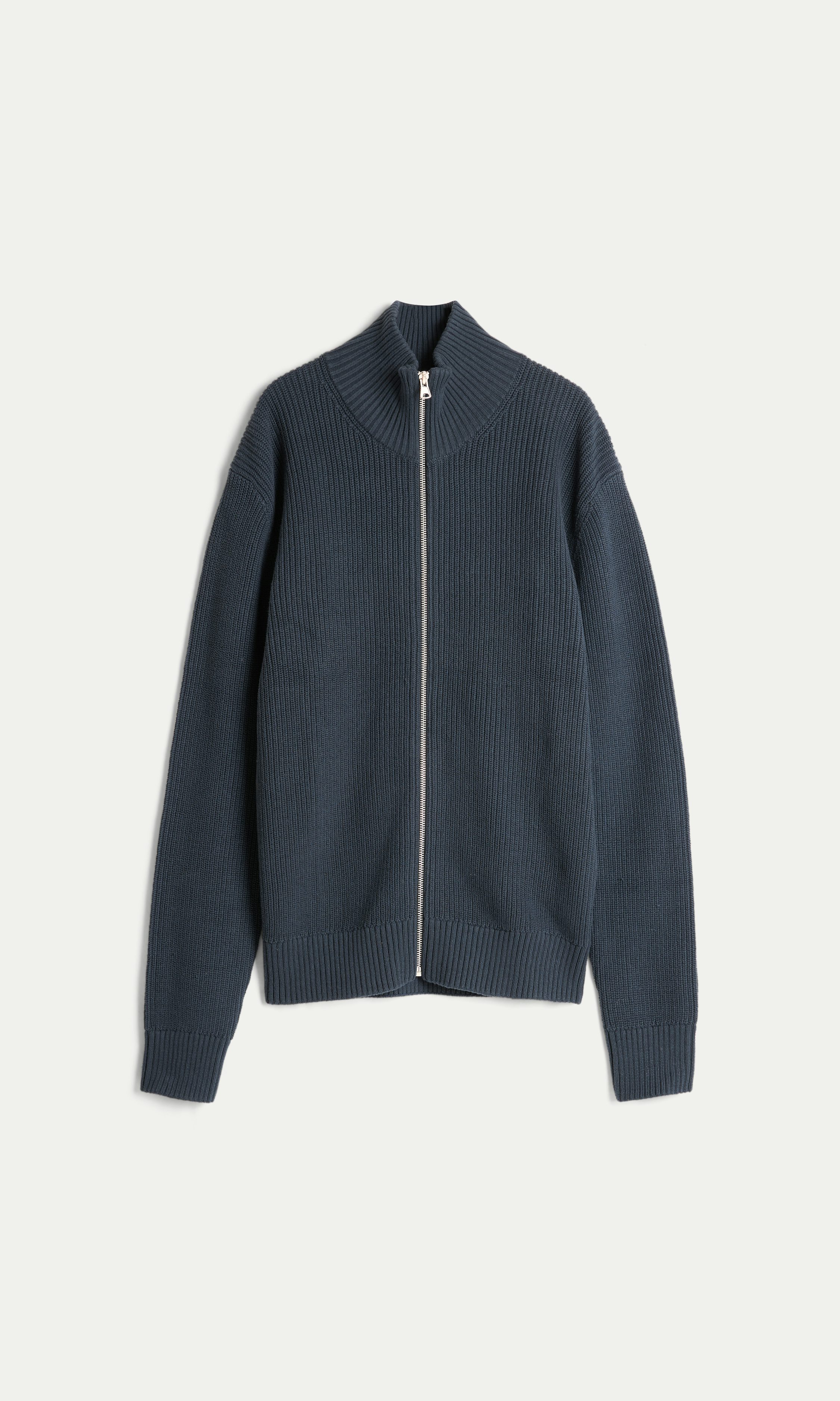 トップス MYNE DOCKING CARDIGAN NAVY 7371273_593_f_f_cubus_m_cotton